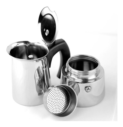 Imagem 2 de 6 de Cafeteira Inox Musa - 6 Xícaras Bialetti