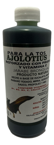 Jarabe Con Miel Ajolotius 250 Ml 2 Piezas