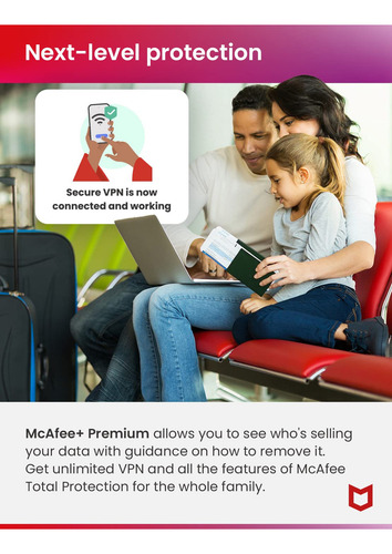Antivirus Mcafee+ Premium - Family - Dispositivos Ilimitados, 1 Año - Digital
