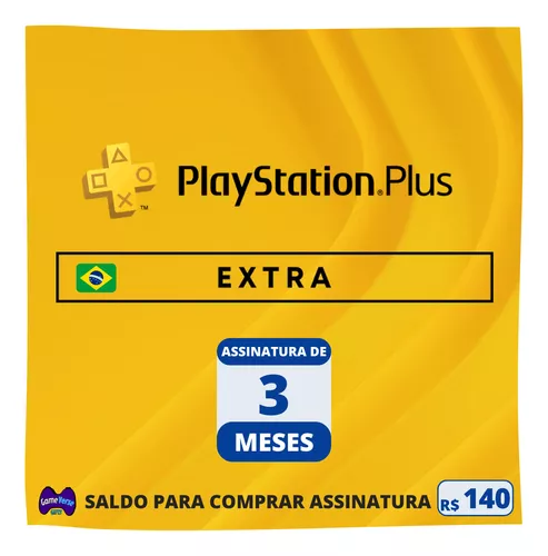 Playstation Psn Plus Extra 3 Meses - Brasileira - Ps4 Ps5