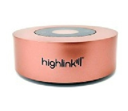 Bocina Portátil Touch Highlink Bluetooth 3w Color Rosa