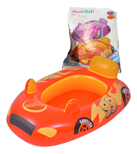 Botecito Inflable Para Chicos Sun Club Verano Pileta Color Rayo Mqueen