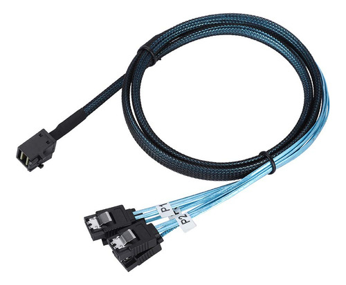 Cable Dato Hdd Mini Sff-8643 4 Sata 7pin Servidor Linea Duro