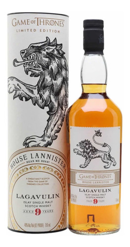 Whisky Lagavulin 9 Años Edición Game Of Thrones Recoleta