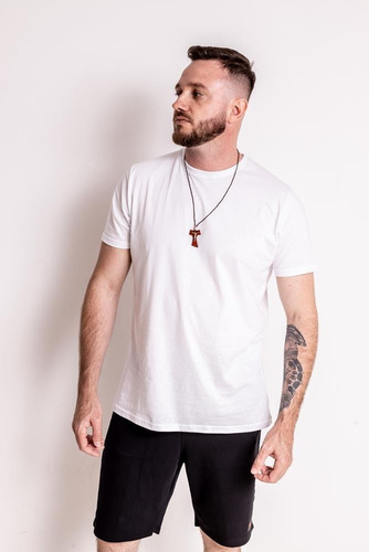 Imagem 6 de 10 de Kit 5 Camisetas Masculinas Slim Fit Básicas Algodão Premium