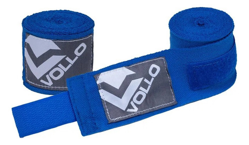 Bandagem Elástica Boxe E Muay Thai 3m Vollo Azul