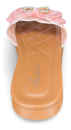 Sandalia Chancla Dama Moño Infinito Huarache Cómodas Mujer