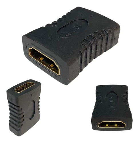 Adaptador Hdmi Femea X Femea Emenda Extensor Conector Cabo