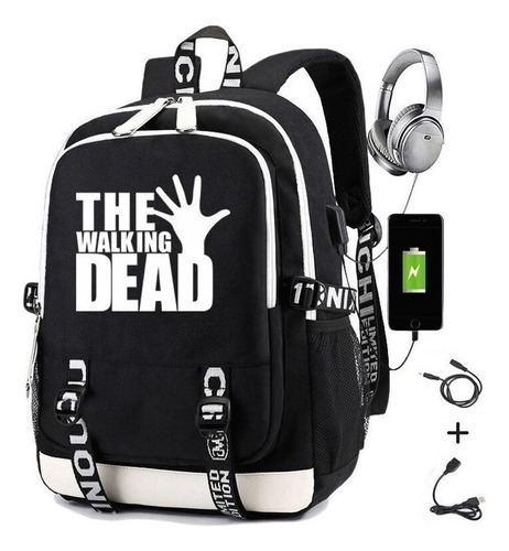 Mochila The Walking Dead Para Hombre, Mochila Para Ordenador