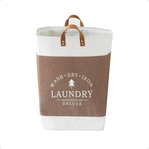 Cesto Laundry Para Ropa Sucia O Limpia Baño Estampado Live