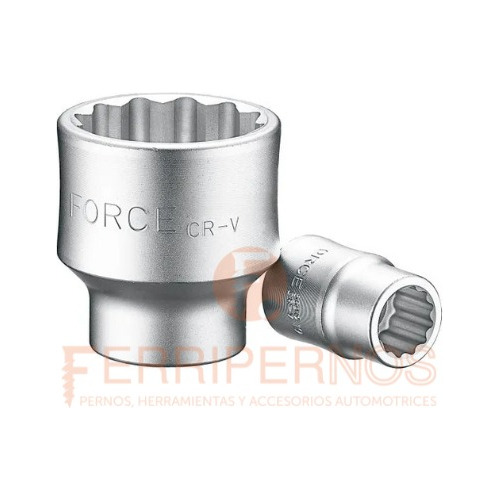 Dado Poligonal Corto Cuadrante 1/2 De 26mm Marca Force