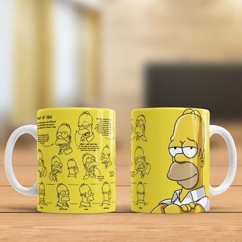 Plantillas Digitales Los Simpson Psd Jpg Cdr Sublimar Tazas