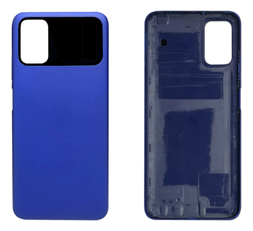 Tapa Trasera Compatible Con Xiaomi Poco M3 M2010j19ci Azul