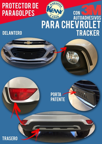 Chevrolet Tracker 2017 Baguetas Puertas Y Paragolpes Kenny