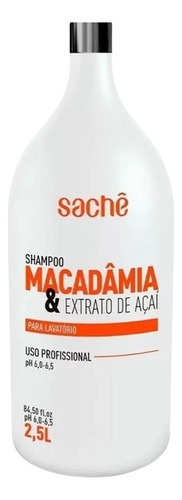 Shampoo Macadâmia E Extrato De Açaí Sachê Lavatório 2,5