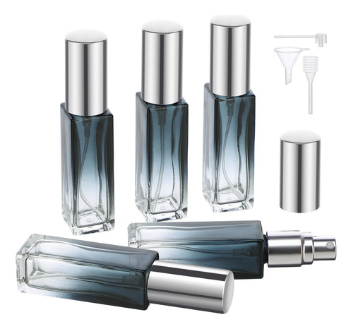 Segbeauty Botella De Perfume Recargable De Viaje, 5 Juegos D