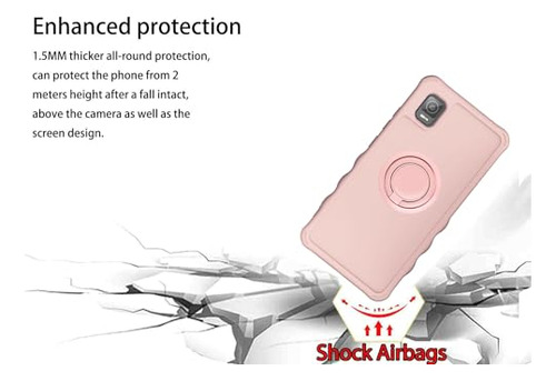 Funda Para Ans Koobee K100 Rosa Plastico