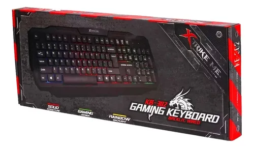 Teclado Gamer Retroiluminado Xtrike Me Kb-302 Ingles / Tf