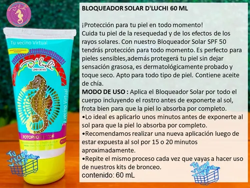 Bronceadores Y Protector Dluchi - mL a $44633