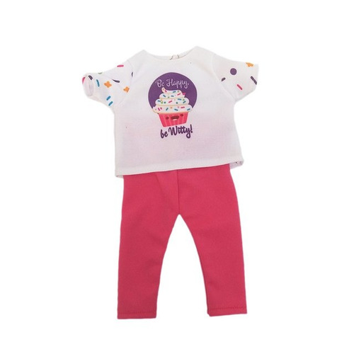 Witty Girls Conjunto Cupcake Ropa Muñecas 45 Cm/18 PuLG