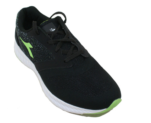 Zapatilla Diadora Puglia Negro/verde Hombre Deporfan 