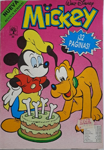 Mickey Revsita Nª 38 Año 1990