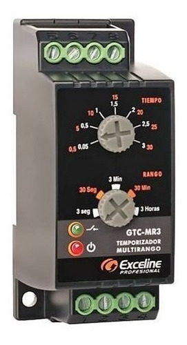 Temporizador Exceline 0,05s - 3h (120 - 220v)