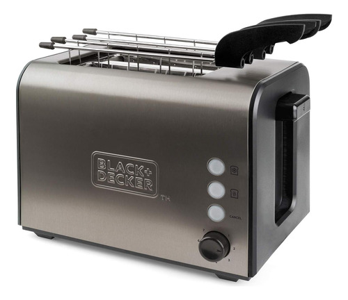 Black+decker Bxtoa900e - Tostadora De Pan En Acero Inoxidabl