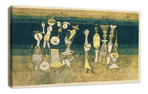 Cuadro Canvas Decorativos Comedia Paul Klee