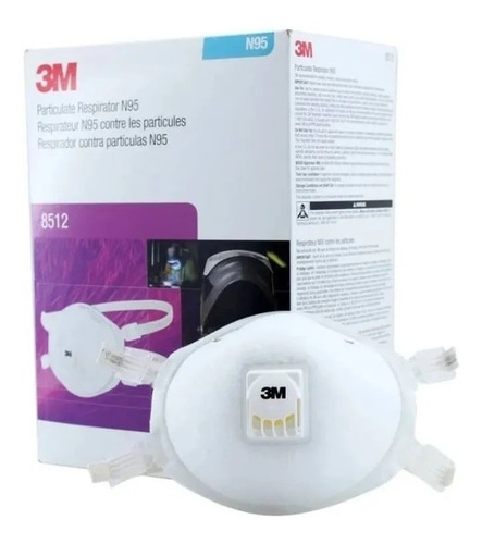 Mascarillas Tapabocas 3m -8512 Con Válvula Originales