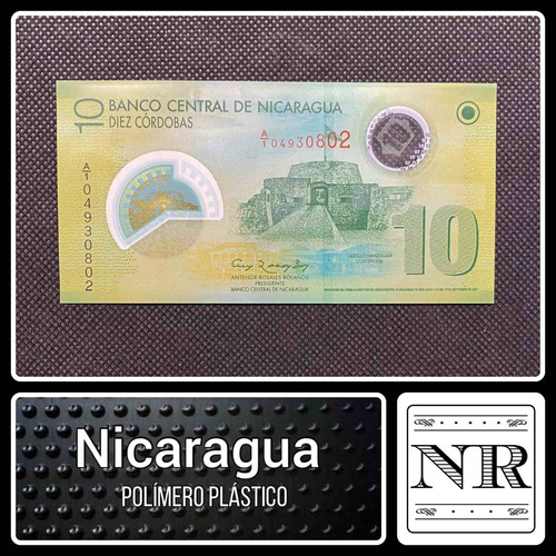 Nicaragua - 10 Córdobas - Año 2007 - P #201 - Plástico
