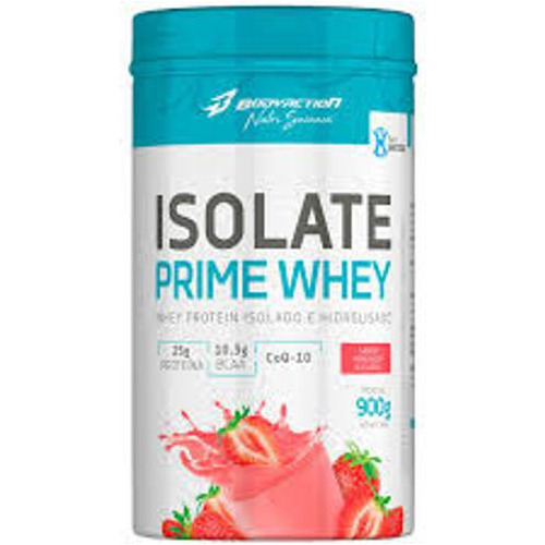 Isolate Prime Whey 900g Iso Hidro Coq-10 Stevia Body Morango