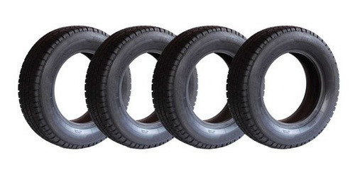 Kit 4 Pneu 205/70/15 C Remold Com Borracha Vipal +4 Bicos