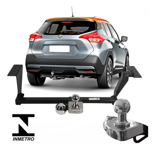 Engate Nissan Kicks 2017 A 2021 Protetor Tração 400 Kg