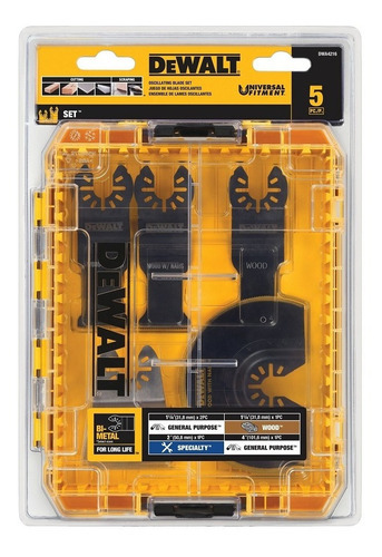 Kit De Accesorios Oscilantes Dewalt Dwa4216 5 Piezas