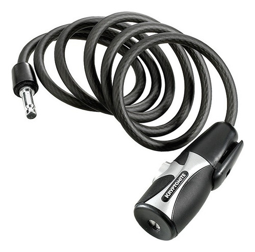 Guaya Para Bicicletas Kryptonite Kryptoflex 815 Key Cable Color Negro