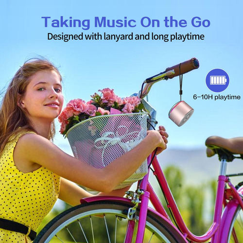 Lenrue Altavoz Bluetooth Inalámbrico Portátil Con Micrófono