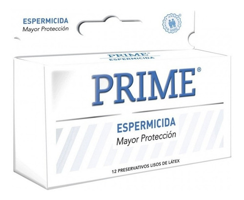 Preservativos Prime Caja X 12 Un. Espermicida Envio Discreto