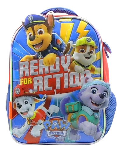 Mochila Paw Patrol Jardin Niño Patrulla Canina 12 Pulgadas