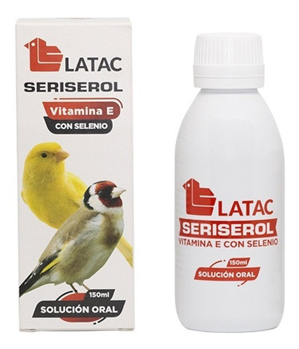 Latac Seriserol, Vitamina E + Selenio,p/aves De Ornato 150ml