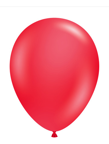 Tuftex Balloons Globos Premiun De Látex Red R5