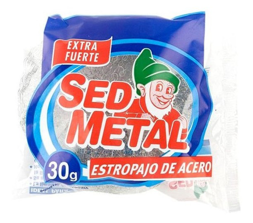 Pack X 12 Unid. Estropajo   30 Gr Sed Metal Esponjas-fibra