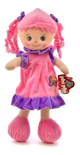 Muñeca De Peluche Pepona Con Musica 50 Cm Phi Phi Toys 2524