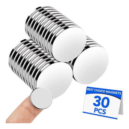 Iman Neodimio Iman De 2x 20 Mm Imán Neodimio, 30 Unidades