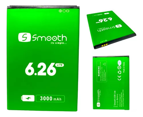 Bateria Pila Smooth 6.26 Lite - 6.26 Max Somos Tienda Física