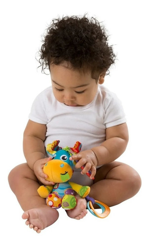 Imagen 6 de 10 de Sonajero Peluche Colgante Bebe Playgro Morty Moose Munchimal