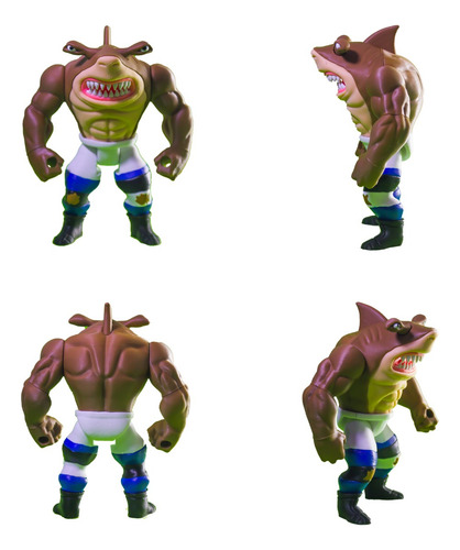 Figura De Acción Jab Street Sharks 15 Cm Coleccionable
