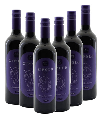 Vinho Casa Grande Zipolo Select Blend / Cx 6 Un.