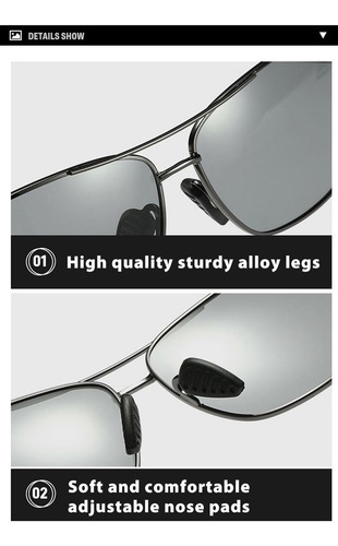 Imagen 7 de 8 de Gafas De Sol Fotocromáticas Hombre Mujer