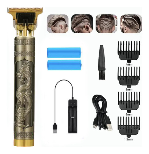 Maquininha Dragon Retro Ultra Afiado Barba Profesional